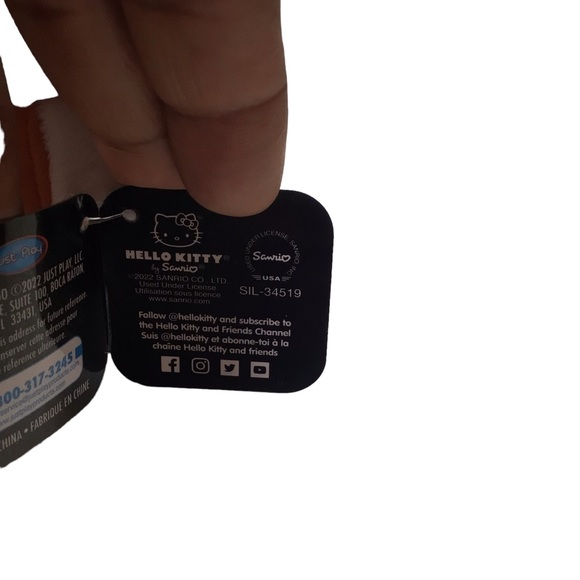 NWT Hello Kitty Sanrio Pumpkin Jack-o-lantern Plushie 6โ - Picture 5 of 5